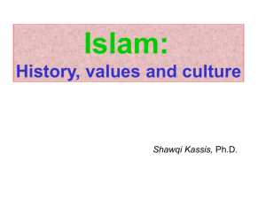 islam - history, value, cultures