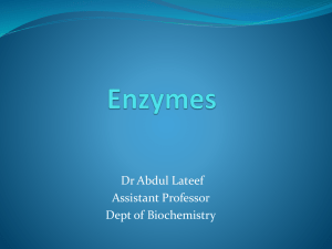 Dr Abdul Lateef Assistant Professor Dept of Biochemistry