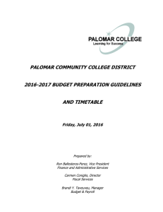 Budget Development Instructions FY16-17