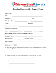 Funding Opportunities Request Form
