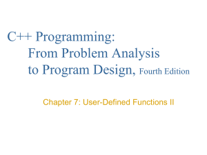 C++ Programming: From Problem Analysis to Program Design, Fourth Edition