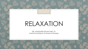 chapter 4 Relaxation