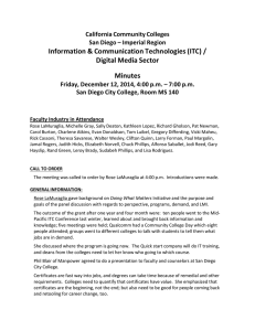 Information Systems Advisory Meeting, Dec. 12, 2014
