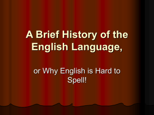 Etymology of English