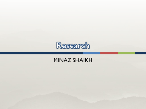 Research MINAZ SHAIKH