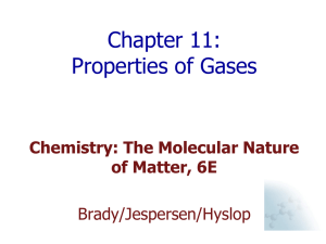 Chemistry: Chapter 11