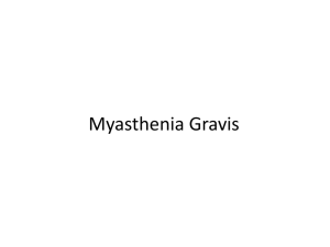 MYAESTHENIA GRAVIS