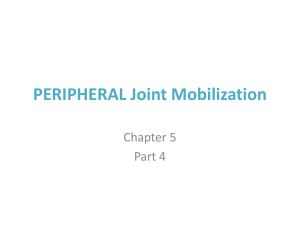PERIPHERAL Joint Mobilization Chapter 5 Part 4