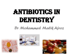 antibiotics in dentistry 1