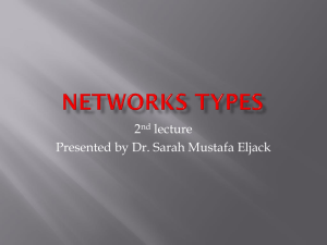 2 lecture Presented by Dr. Sarah Mustafa Eljack nd