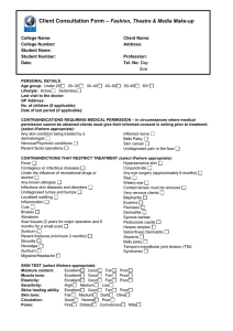 Sample Client Consultation Form - Unit 41