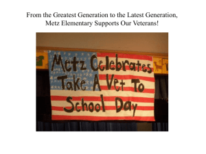From the Greatest Generation to the Latest Generation,