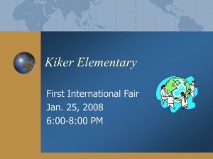 Kiker Celebrates Diversity with International Fair