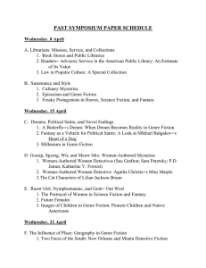 PAST SYMPOSIUM PAPER SCHEDULE