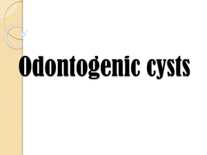 odontogenic cysts