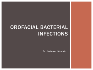 oral microbiology - bacterial infections