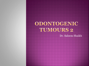 odontogenic tumors 2