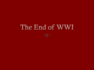 The End of World War I.ppt