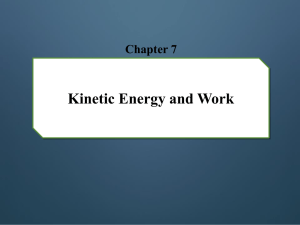 chapter 7 (kinetic energy