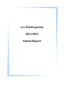 School Report template