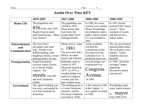 Austin Over Time KEY  1839-1859 1847-1880