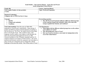 Westward Expansion Lesson Template