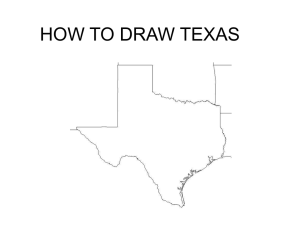 How to Draw Texas PPT.