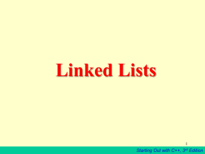 Linked List Lecture