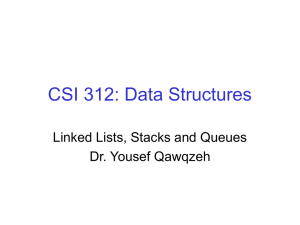 Lect 7.0 Linked list and Stack