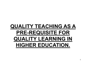 quality teaching