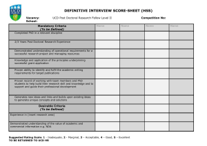 Interview Score Sheet – UCD Postdoctoral Researcher II (HSS) (opens in a new window)