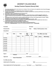 Sunday Premium Payment Claim Form (opens in a new window)