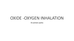 oxide-oxygen inhalation