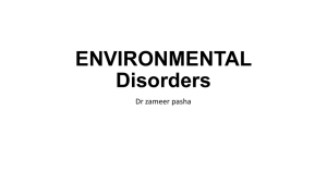 Environmental diseases