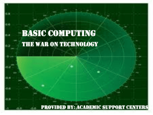 Basic Portal Computing