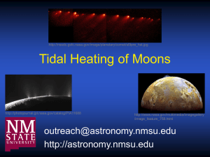 Tidal Heating of Moons
