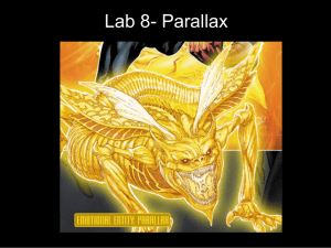 Lab 8- Parallax