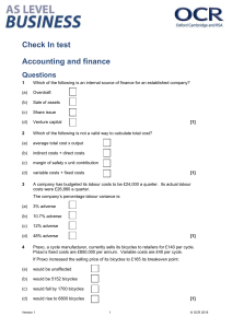 AS Level Business - Accounting - Check in test (DOCX, 179KB)