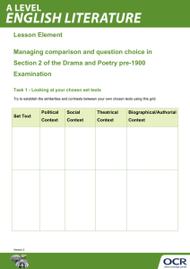 Managing comparison and question choice in the examination - Activity - Lesson element (DOCX, 150KB)