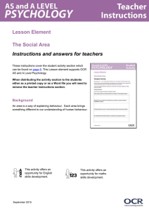 The social area - Lesson element (DOC, 606KB)