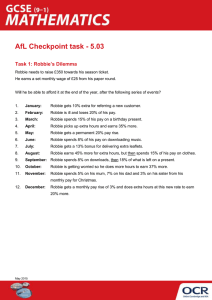 Assessment for learning - Checkpoint task - Student sheets (DOC, 189KB)