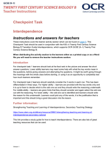 Interdependence - Checkpoint task (DOC, 1MB) 29/02/2016