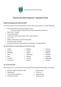 Summer Internship Application Guide 2016’ (opens in a new window)