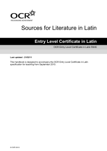 Sources for literature in Latin booklet (DOC, 691KB)