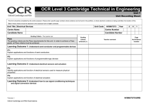 Unit 07 - Electrical Devices - Recording sheet (DOC, 149KB)