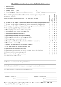 The "OECS" (2015/16): Opinion Survey Questionnaire