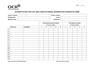 External moderation candidate form - Template (DOC, 188KB)