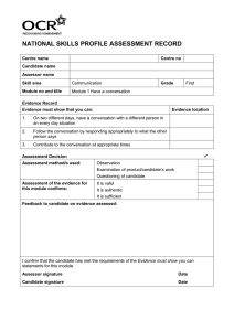 Assessment records - Communications (DOC, 448KB)