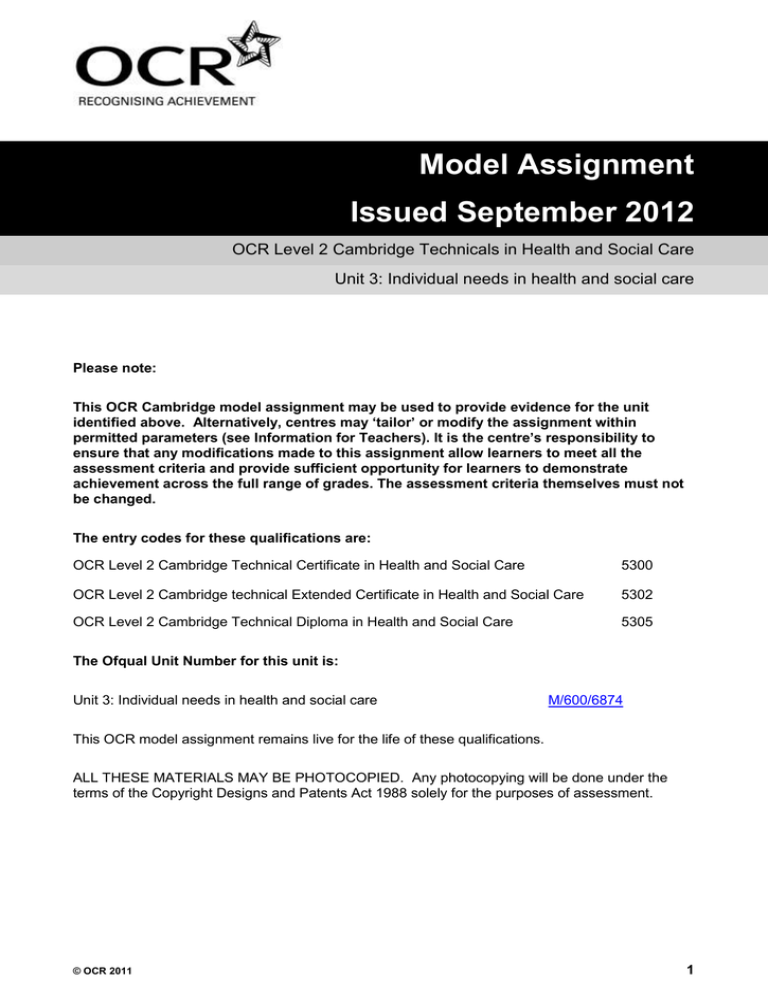 level-2-unit-3-individual-needs-in-health-and-social-care-model