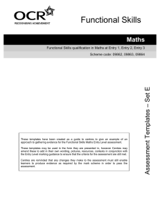 Assessment templates - Set E (DOC, 489KB)